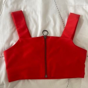 Alo sports bra red